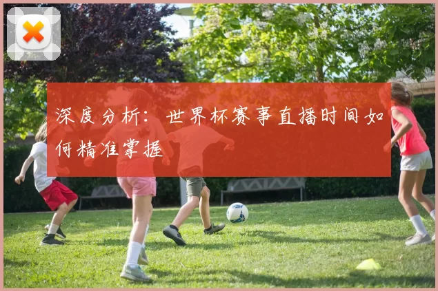 深度分析:世界杯赛事直播时间如何精准掌握