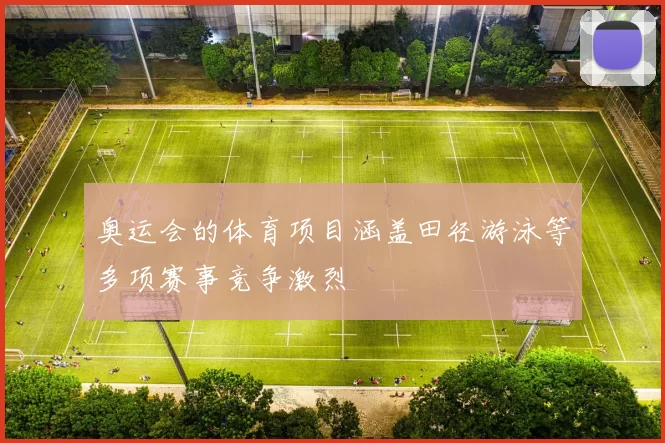 奥运会的体育项目涵盖田径游泳等多项赛事竞争激烈