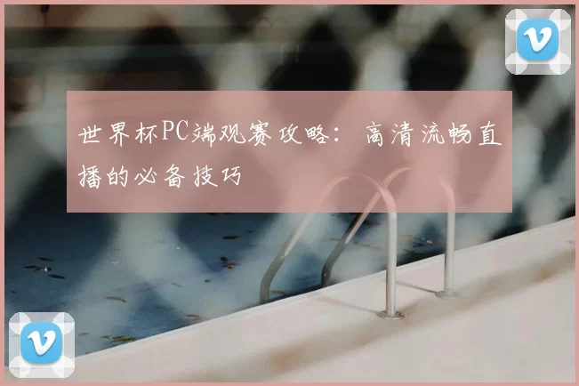 世界杯PC端观赛攻略:高清流畅直播的必备技巧