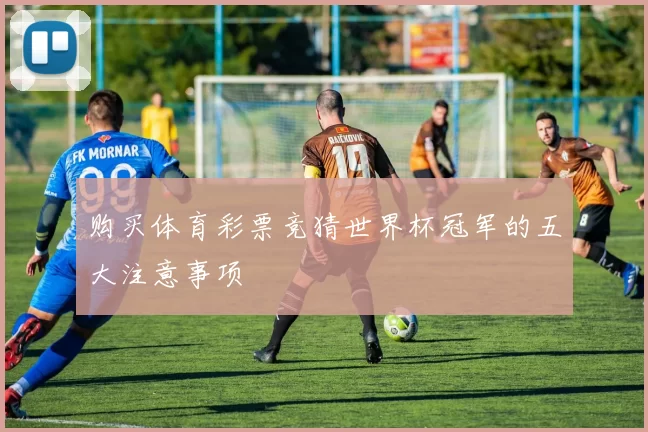 购买体育彩票竞猜世界杯冠军的五大注意事项